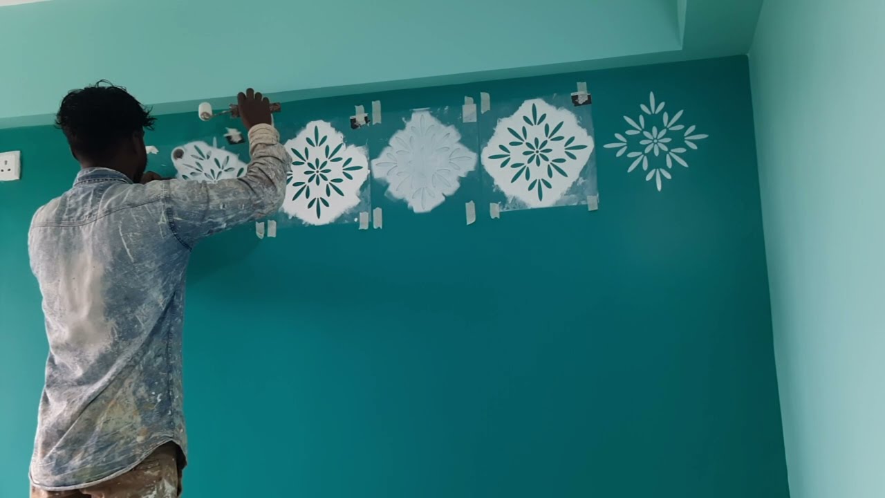 Best Wallfashion Latest Design For Badroom / Asian Paint