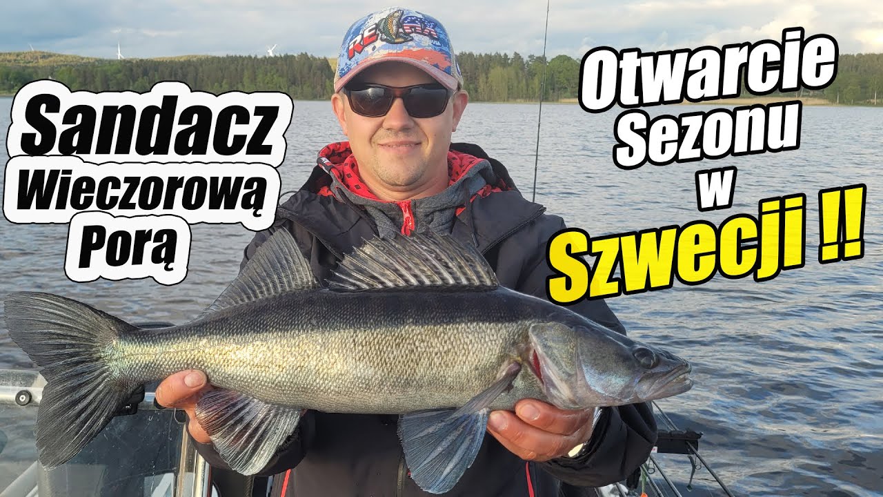 Rozpoczęcie sezonu Sandaczowego!! Przywitanie Jeziora Mjorn, Wieczorne łowienie sandaczy z opadu.