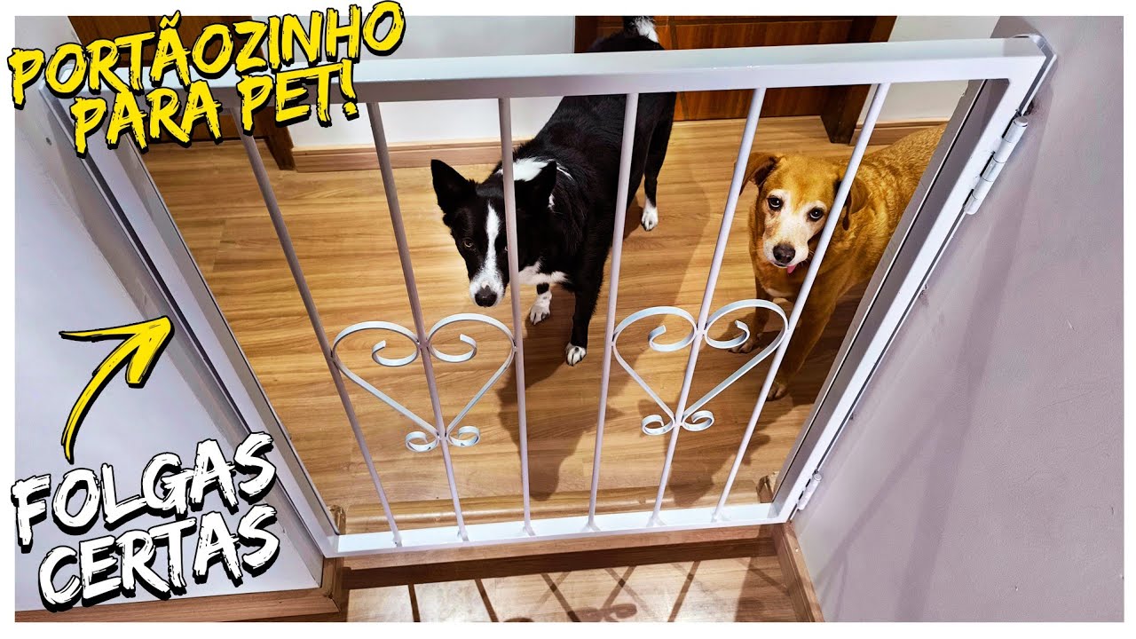 Aprenda Fazer Portãozinho para seu Pet - Os Descontos das Medidas para o Serviço ficar Perfeito!