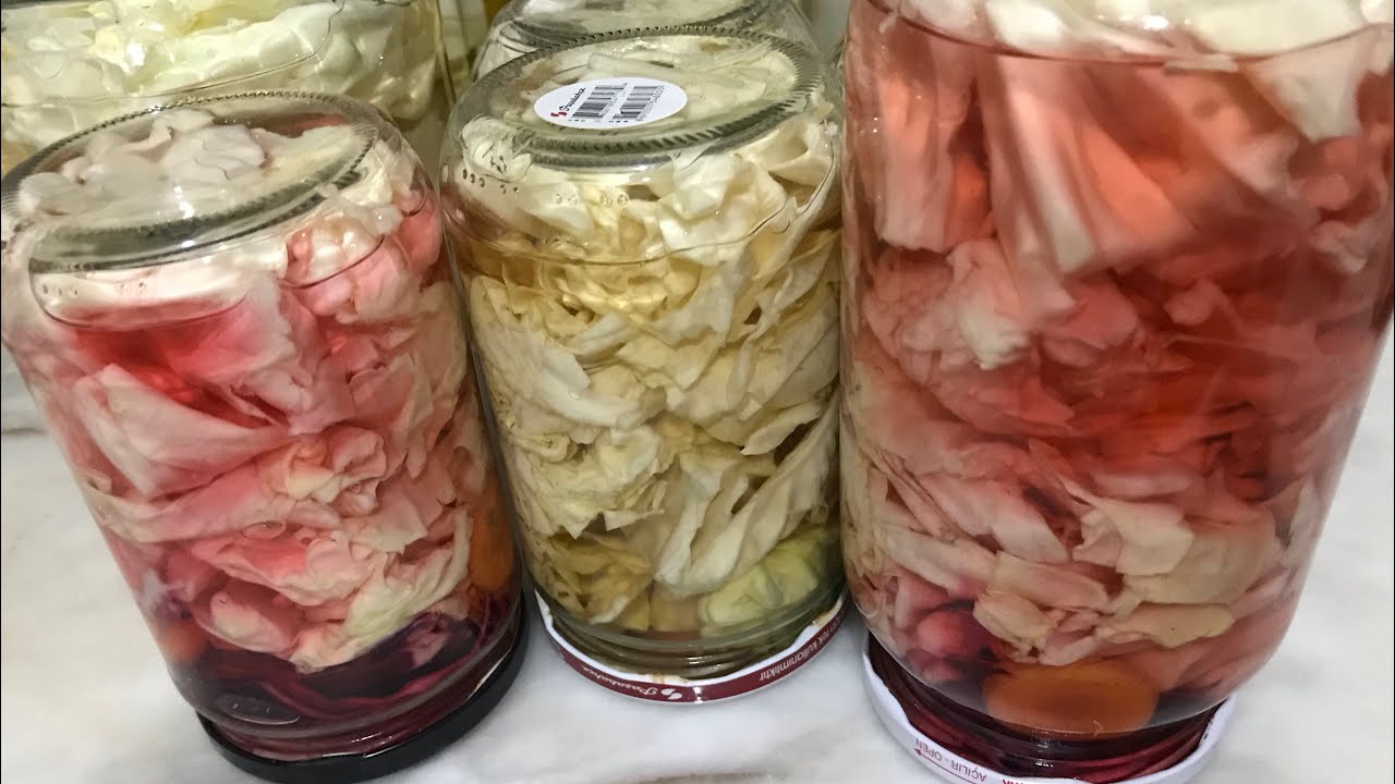 Kaynar Suyla Lahana Turşusu Yapımı (Tam Ölçü) 👌👌👌