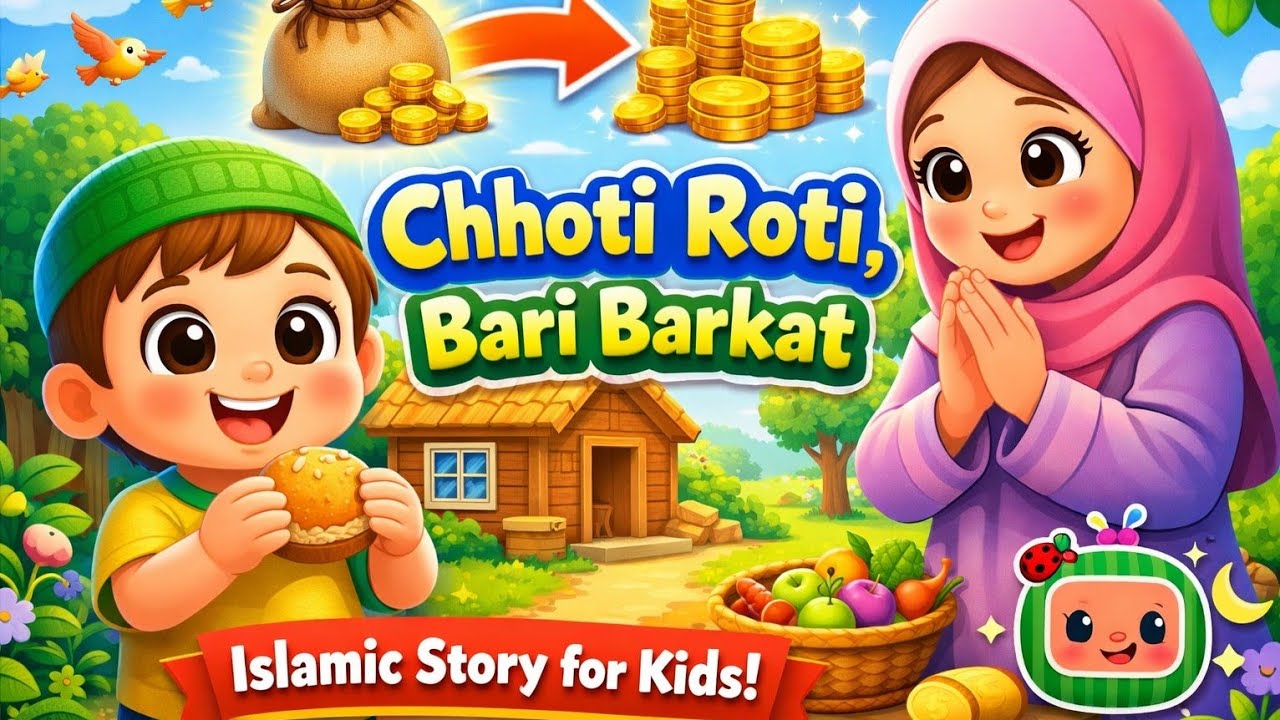 “Chhoti Roti, Bari Barkat | Islamic Story for Kids | Cartoon world kids
