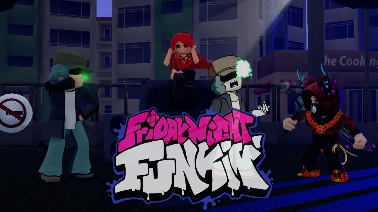 Friday Night Funkin' Garcello - Headache Roblox animation