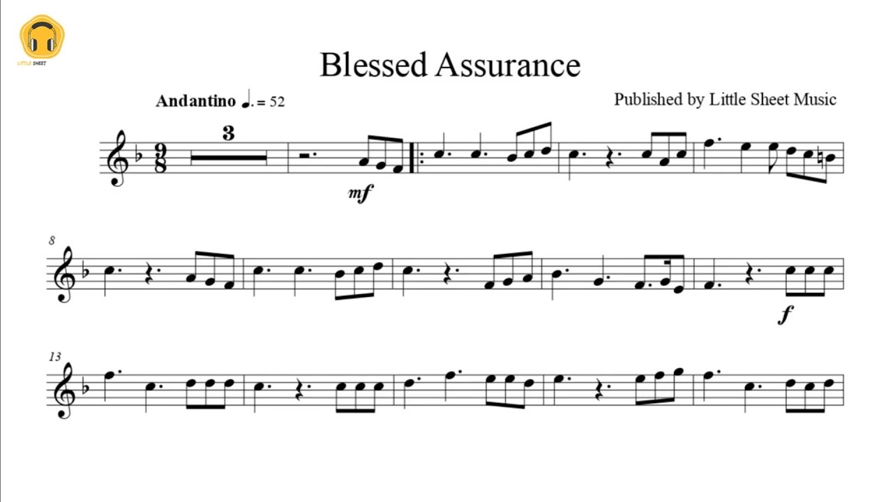 Blessed Assurance (Violin Solo with Piano Accompaniment)