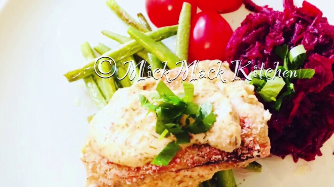 Mustard Salmon with String Beans and Beet Salad - Christina Hann - Mick Mack Kitchen - Ep. 13