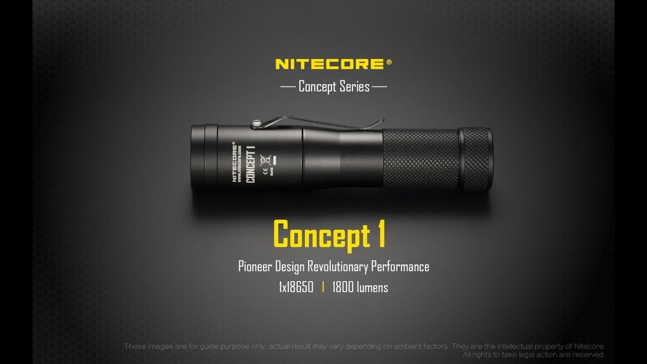[REVIEW] NITECORE Concept 1 flashlight GEARBEST.COM
