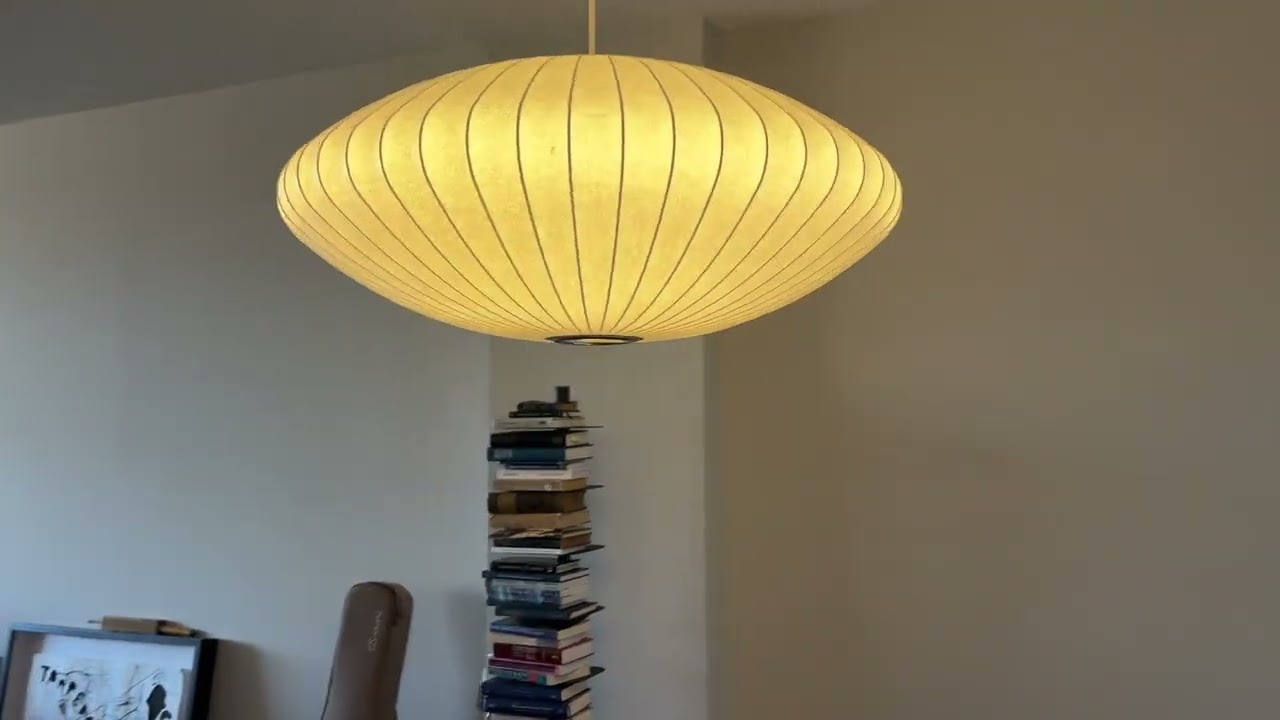 Best Light Bulb for a George Nelson Saucer Bubble Pendant | Bright Yet Warm 2700K Review