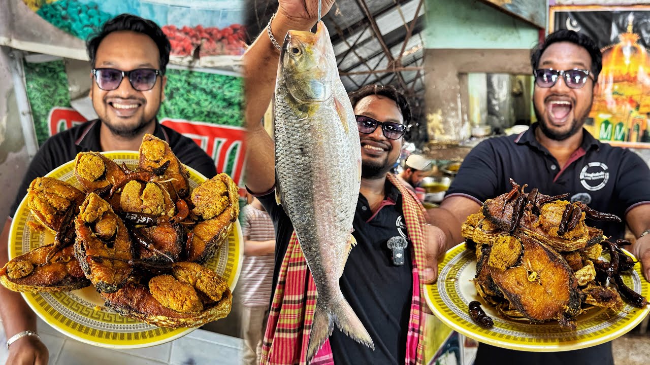 চাঁদপুরের সবচেয়ে বড় ইলিশ কিনলাম; অতপরঃ ভেজে খাইলাম 🔥 Biggest Hilsha of Chandpur 👍