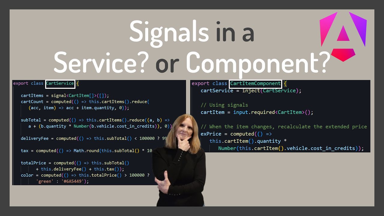 SIA: Signals in a Service or a Component?