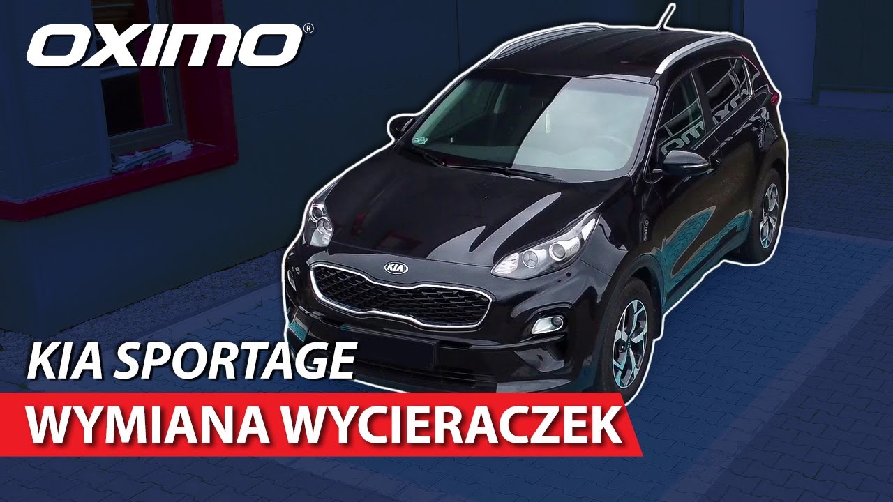 Kia Sportage IV - wymiana wycieraczek OXIMO U-type WUH (hybrydowe)