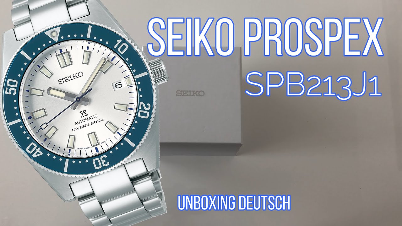 Unboxing - Seiko SPB213J1 - Deutsch