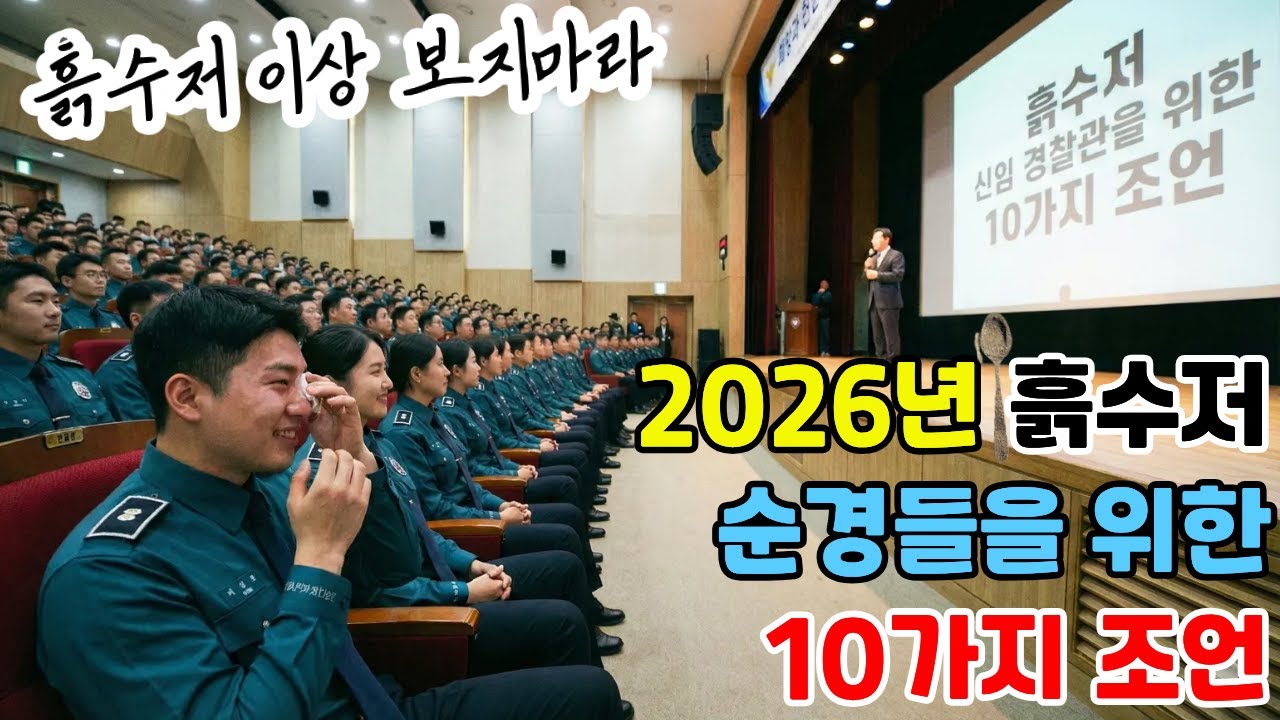 #멘토링  [2026년 흙경들을 위한 10가지 현실 조언]  #흙수저 #신임경찰 #순경 #경찰