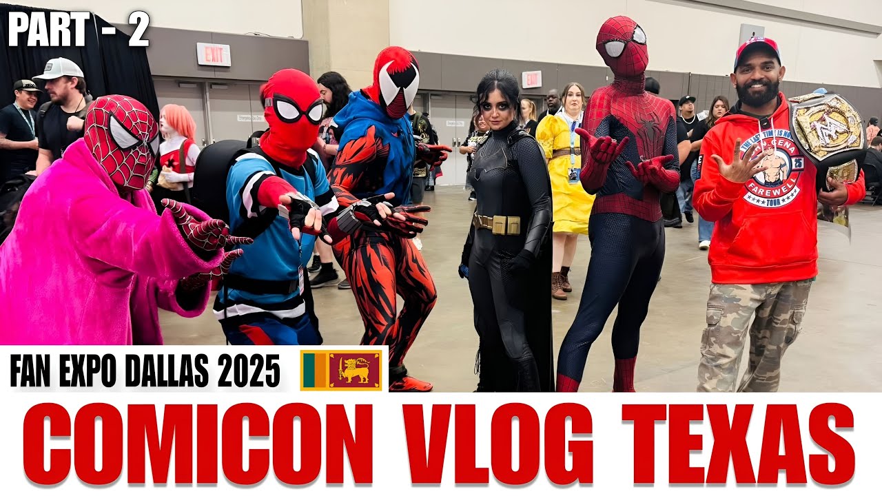 Fan Expo Dallas යන්න $80ක් (රු.24,000ක්) ඕනෙද? 😲💸 Comic-Con Experience in Sinhala | Prave's Vlogs