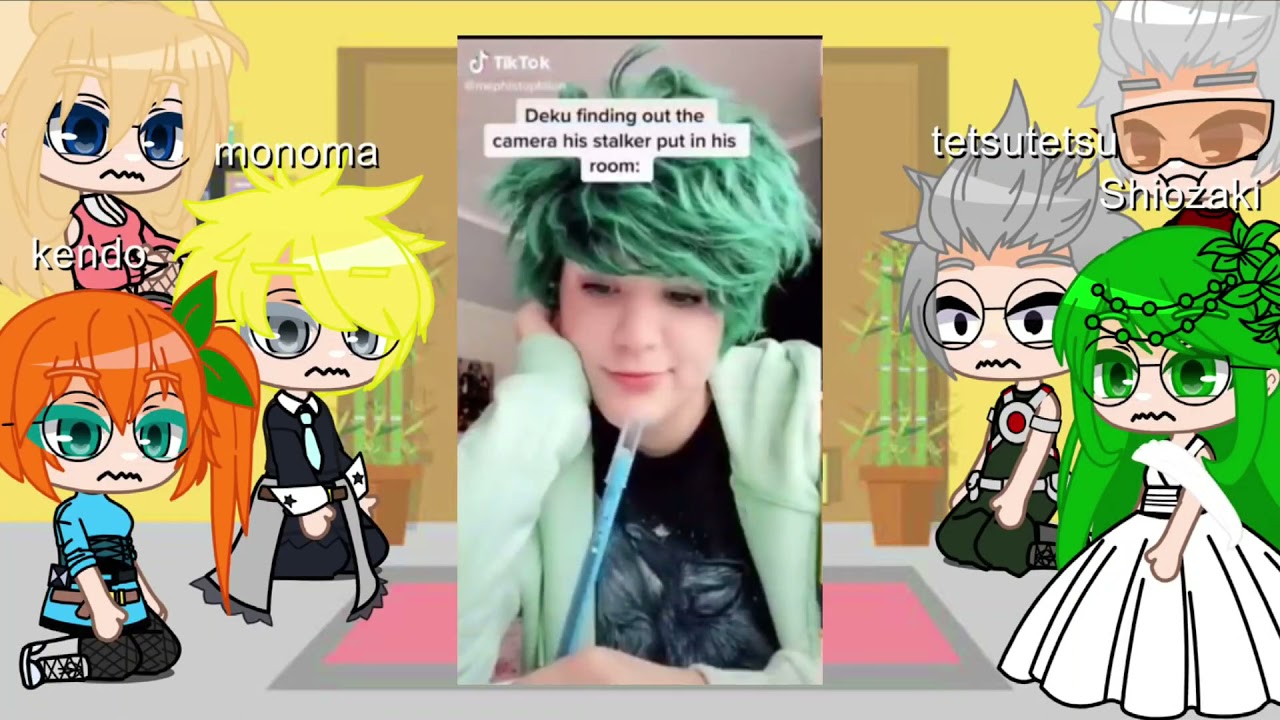 Class 1-B reacts to class 1-A with MHA ~ BNHA Tiktok || Random Gacha Life React Compilation #1