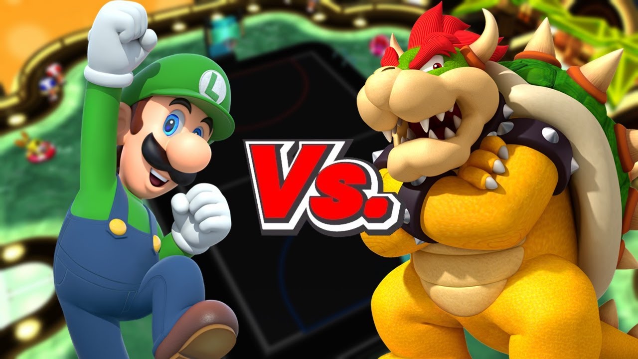 Mario Sports Mix - Team Luigi Vs. Team Bowser (Basketball)