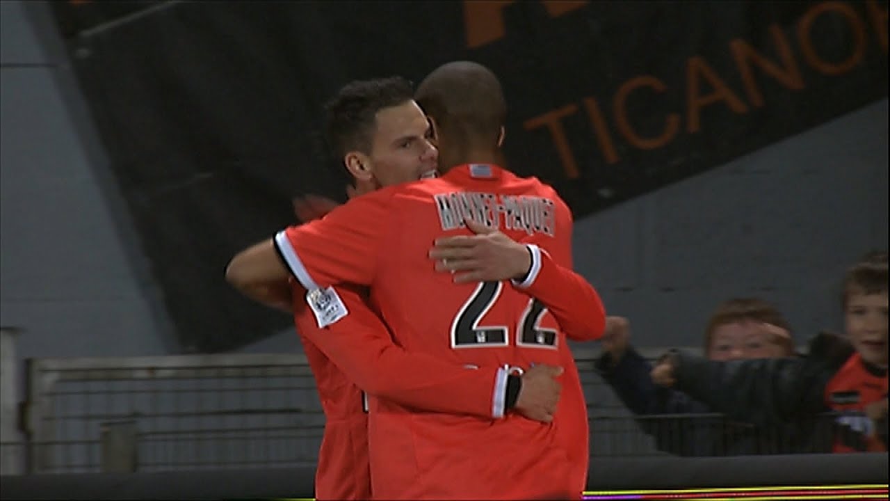 Goal J&eacute;r&eacute;mie ALIADIERE (75') - FC Lorient - SC Bastia (4-1) / 2012-13