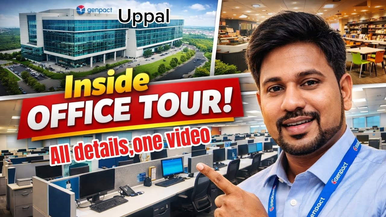 Genpact Uppal Office Tour 2026 🔥 | Inside Look, Cafeteria, Work Culture & Reality