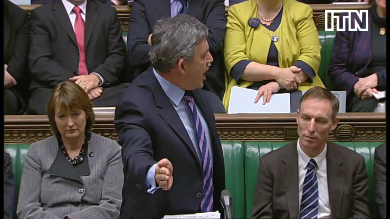 PMQs: Cameron says Brown is being 'airbrushed' out