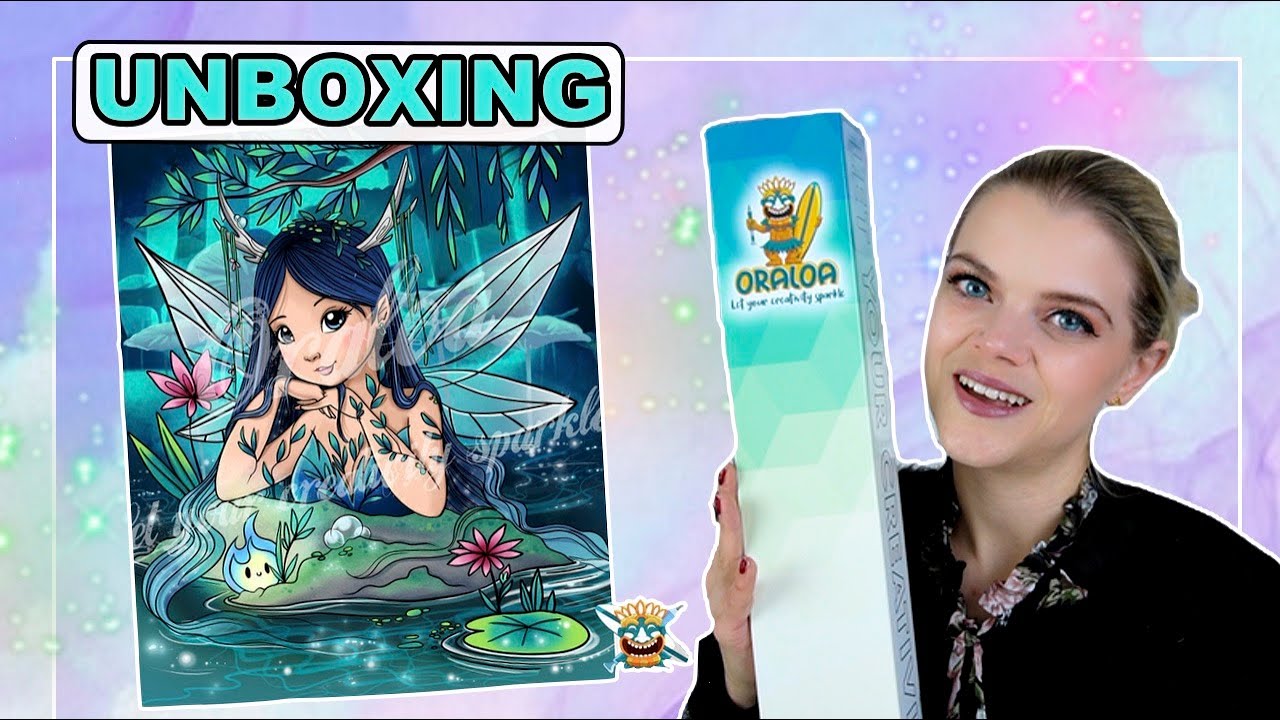 ORALOA DIAMOND PAINTING UNBOXING 🧚🏼‍♀️ |+RABATTCODE