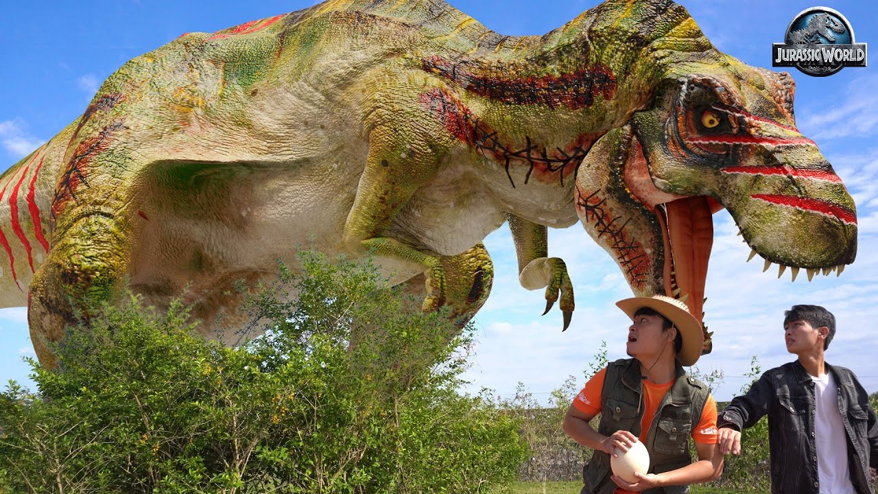 The Best of Dinosaur Attack (2023) | T-Rex chase | Jurassic Park 4 | Dinosaur Movie | Rexy Films