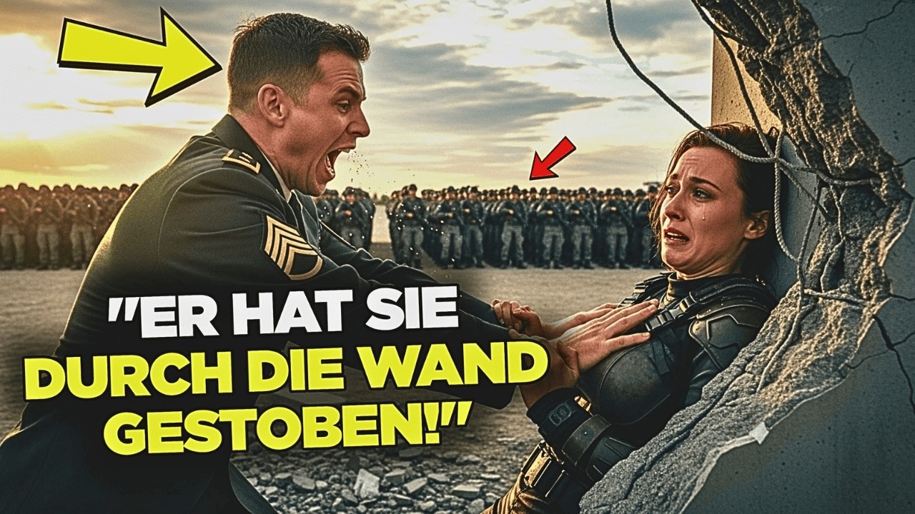 Der Sergeant Stieß Sie Vor 1.000 Soldaten — Sie Schickte Ihn Zu Boden, Und Niemand Bewegte Sich