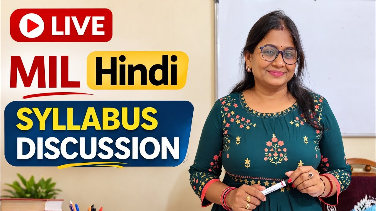 🔴 LIVE | CHSE Odisha +2 MIL Hindi Syllabus Discussion | Class 12 Hindi 2026