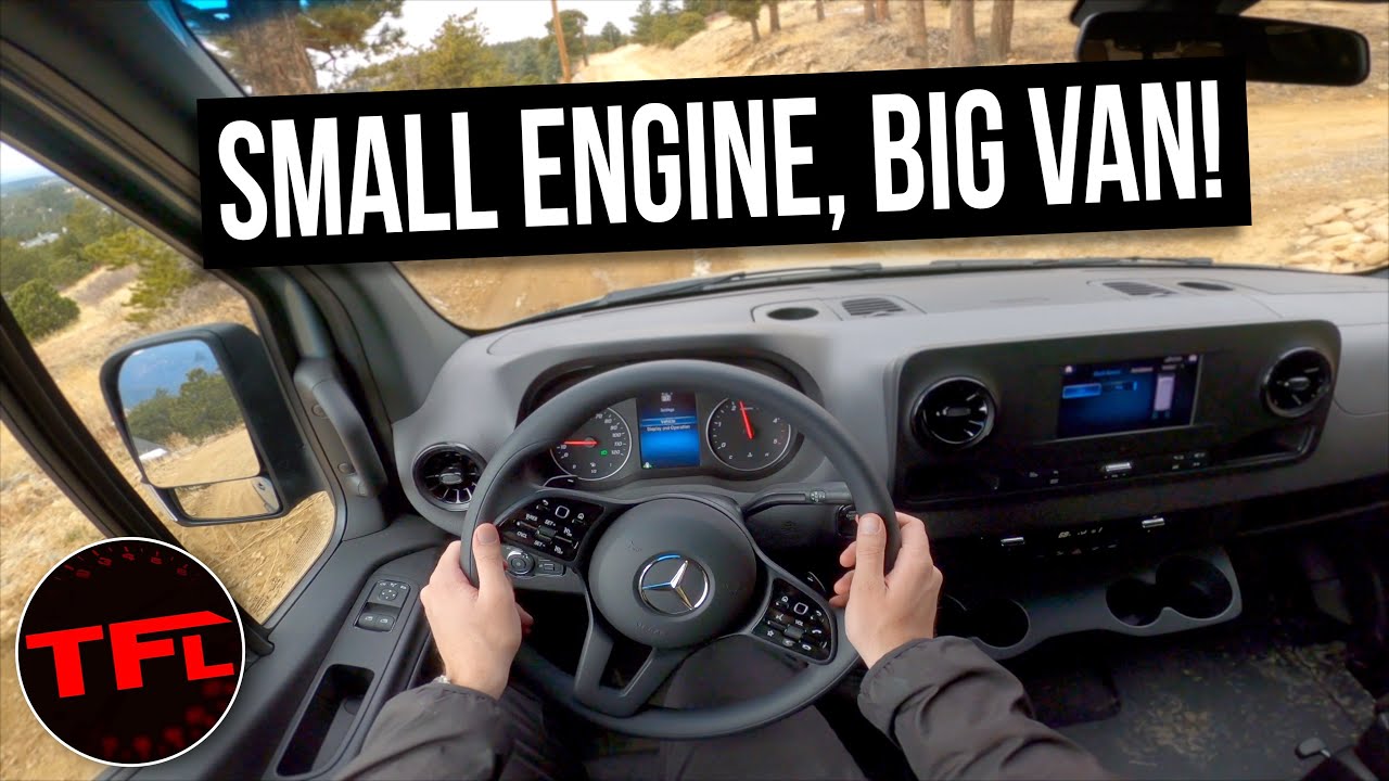 Недостаточно мощности? Обзор Mercedes Sprinter 2.0L Diesel 2023 года: обзор на бездорожье и в усл...