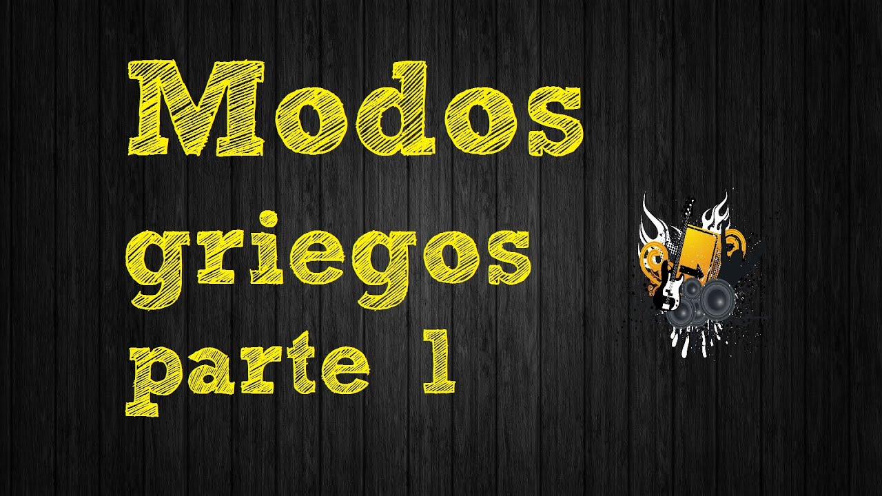 Los Modos griegos tutorial de armonia