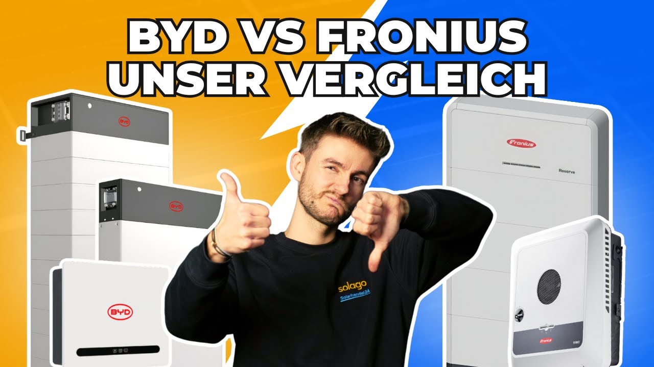 Fronius oder BYD - Direktvergleich der NEUEN PV-Systeme