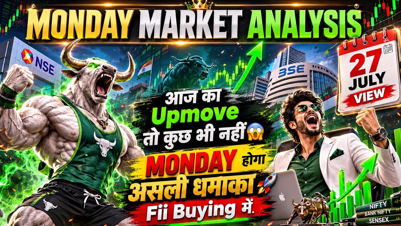 Monday market prediction | Monday Nifty, Sensex, Banknifty Prediction | Monday Market gap Up or down