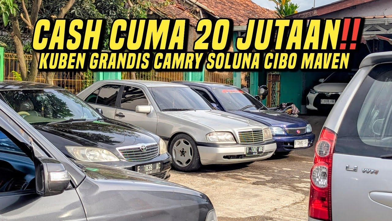 Lapak HRM obral mobil bekas 3 baris murah❗Cash termurah cuma 20 jutaan Camry kijang kuben serena 