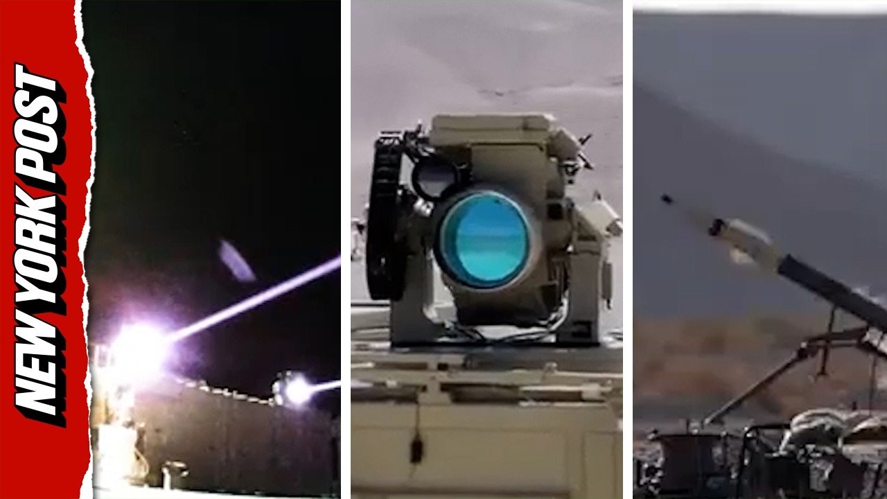 Watch: Israel's Iron Beam Ground Laser Intercept Rockets
