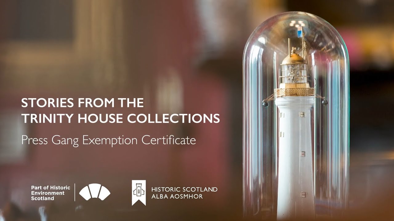 Press Gang Exemption Certificate | Stories from the Trinity House Collections
