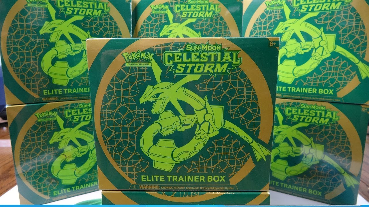 Opening 8x Pokemon Celestial Storm Elite Trainer Boxes!