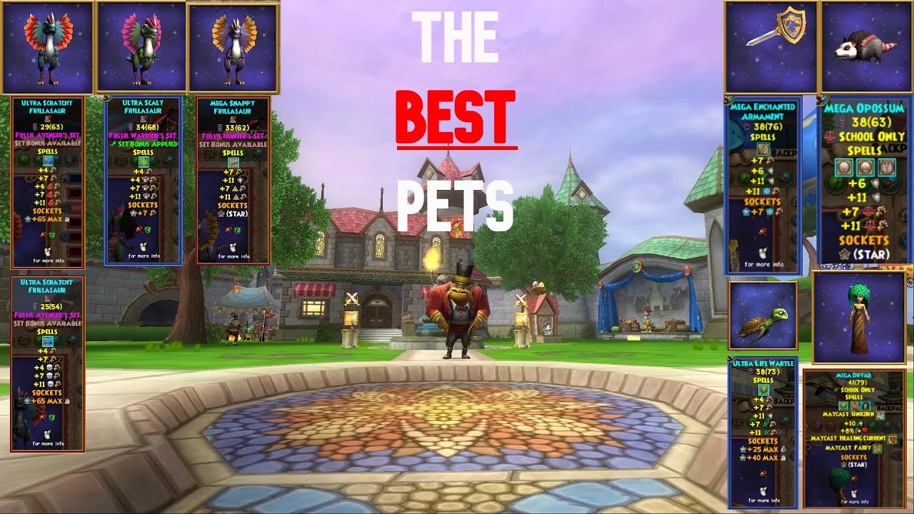 the BEST pets to SOLO QUEST in Wizard101