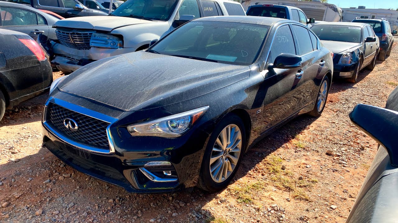 Copart Walk Around 10-10-20 + 2019 Infiniti Q50 Lux!