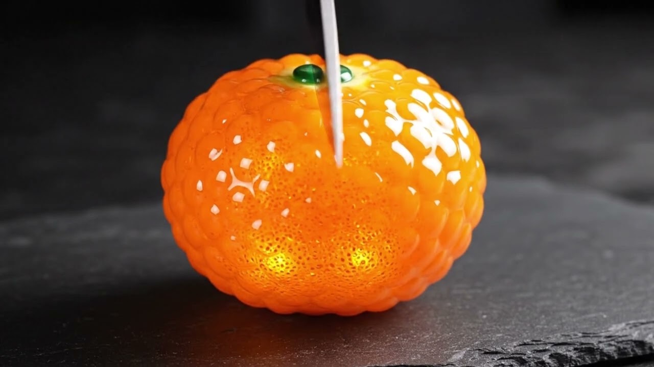 This Looks Like Glass… But It’s Fruit 😳🍇 ASMR