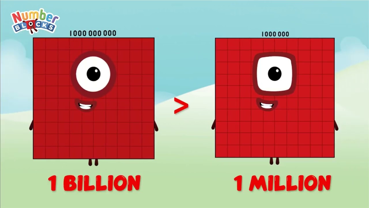 LEARN NUMBERBLOCKS COMPARISON OF NUMBERS | GREATER THAN | LESS THAN | EQUALS TO | @ColorArt_id