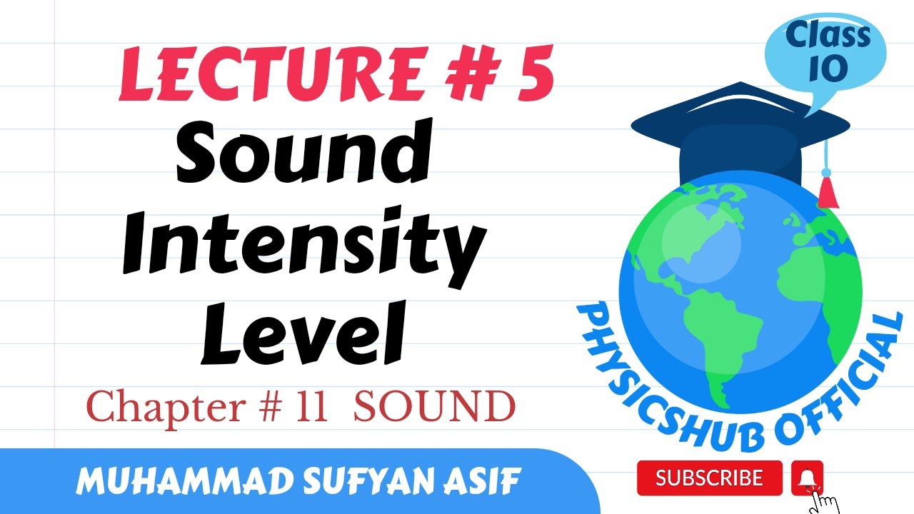 Lecture#5 | Intensity Level | Sound Intensity Level | Decibel level | Class 10th Physics | M.Sufyan