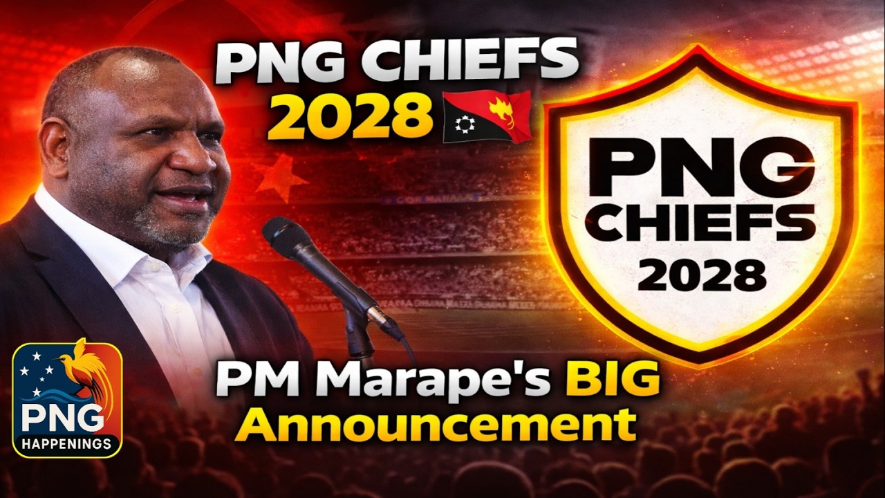 PM Marape Declares PNG Chiefs 2028 a National Game-Changer | Unity & Economic Boom Begins 🇵🇬🔥