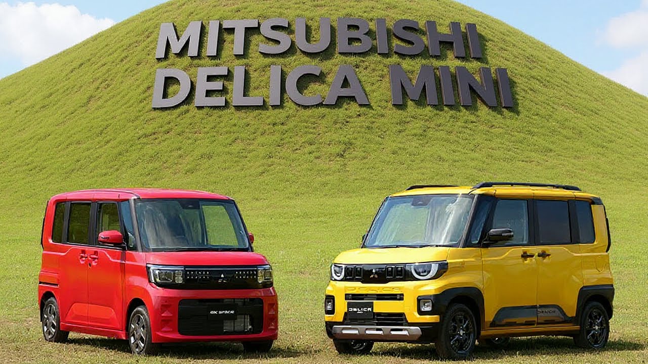 New Japanese kei car Mitsubishi Delica Mini 2026.
