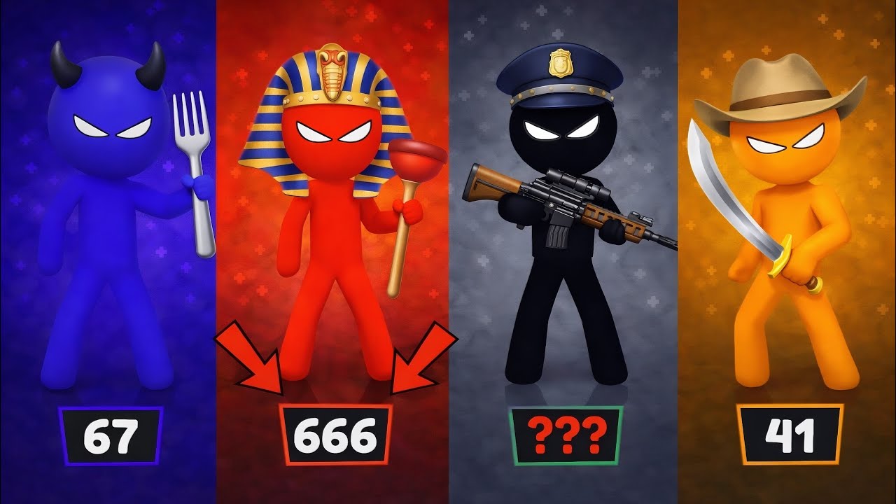 Stickman Party Tournament Mode 1234 Players Mini Games Update part 10 