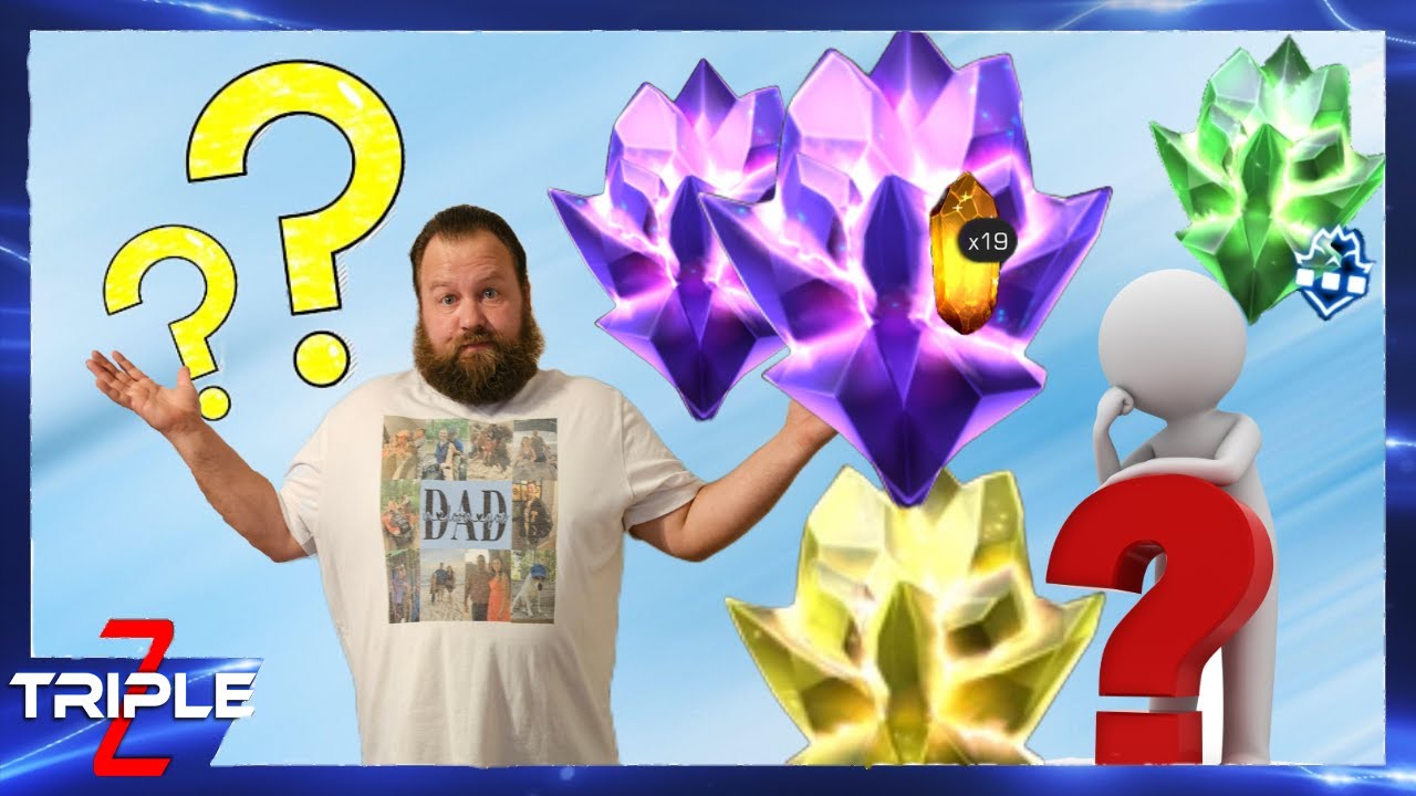 Mega Z crystal opening!! 9 Seven Stars 1 Titian and much more  #mcoc #marvelcontestofchampions