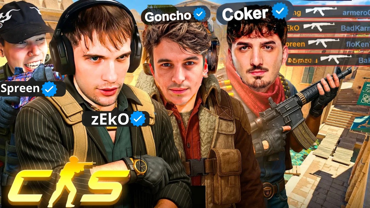 SPREEN se UNE a LOS TOP GLOBALES🌍| COUNTER STRIKE - zEkO,Goncho,Coker