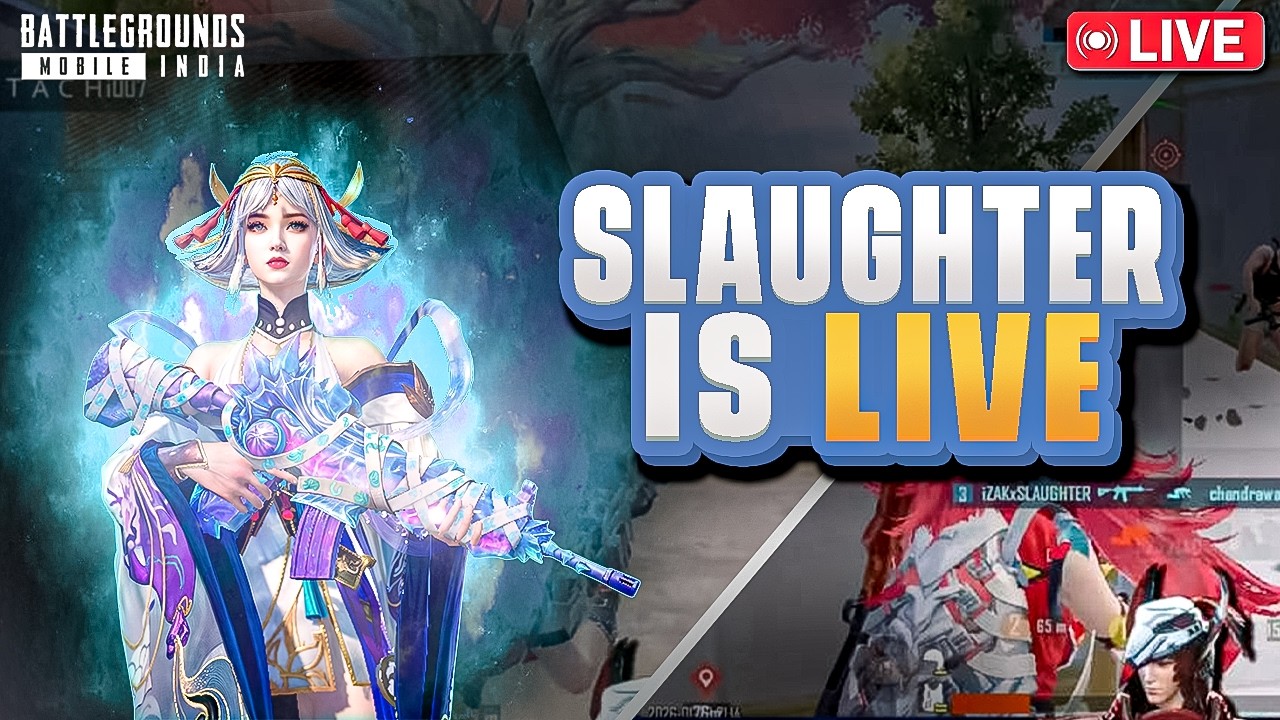 CLASSIC RANK PUSH WITH SLAUGHTER || TEAM iZAK | BGMI LIVE