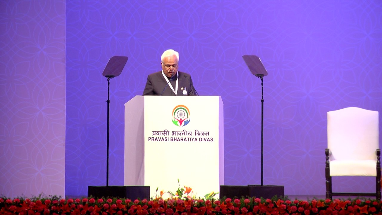 Hon`ble Minister R V Deshpande`s welcome speech at PBD 2017