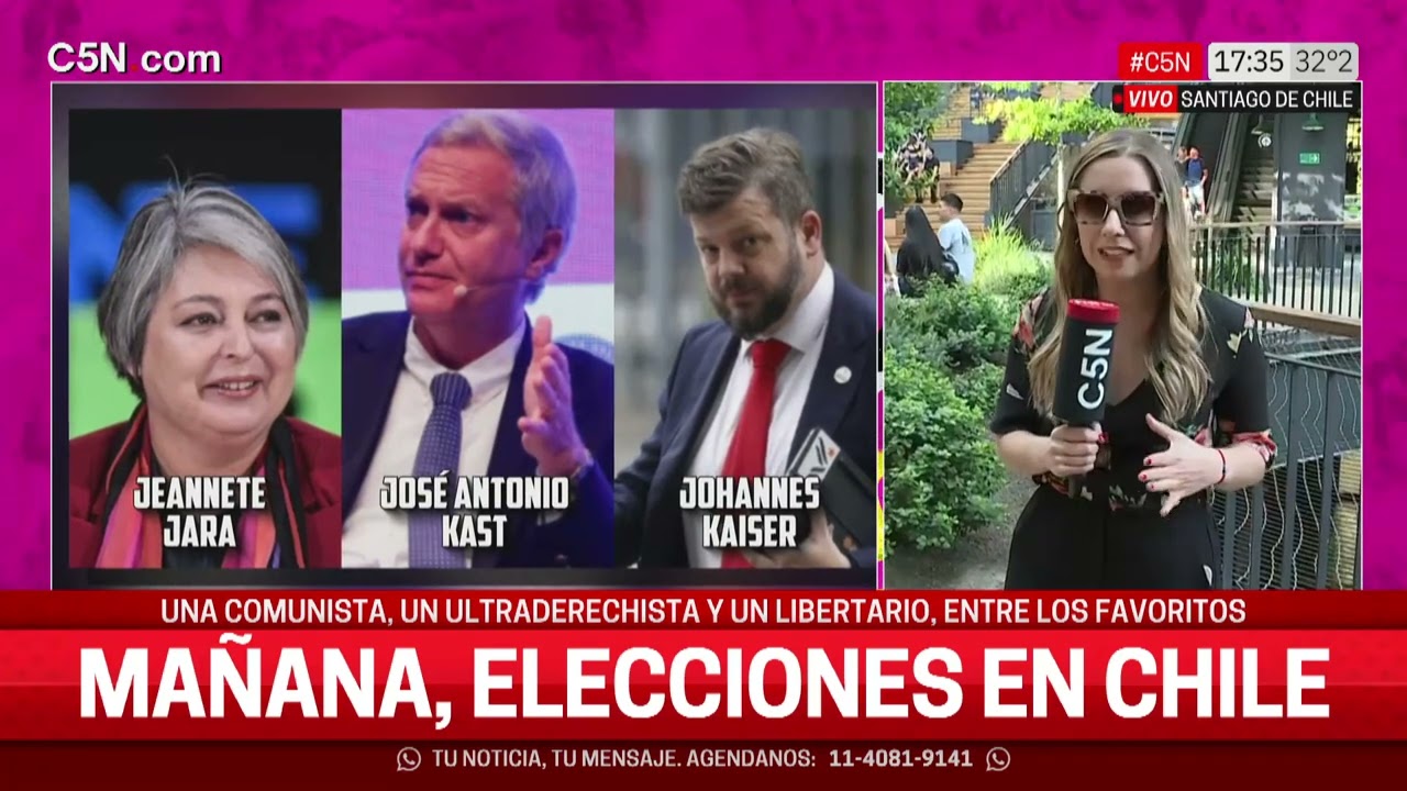C5N en CHILE: este DOMINGO habrá ELECCIONES PRESIDENCIALES