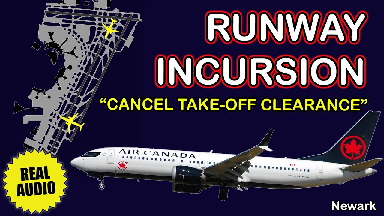 Runway incursion. Air Canada Boeing 737 MAX 8 didn&rsquo;t follow instructions at Newark