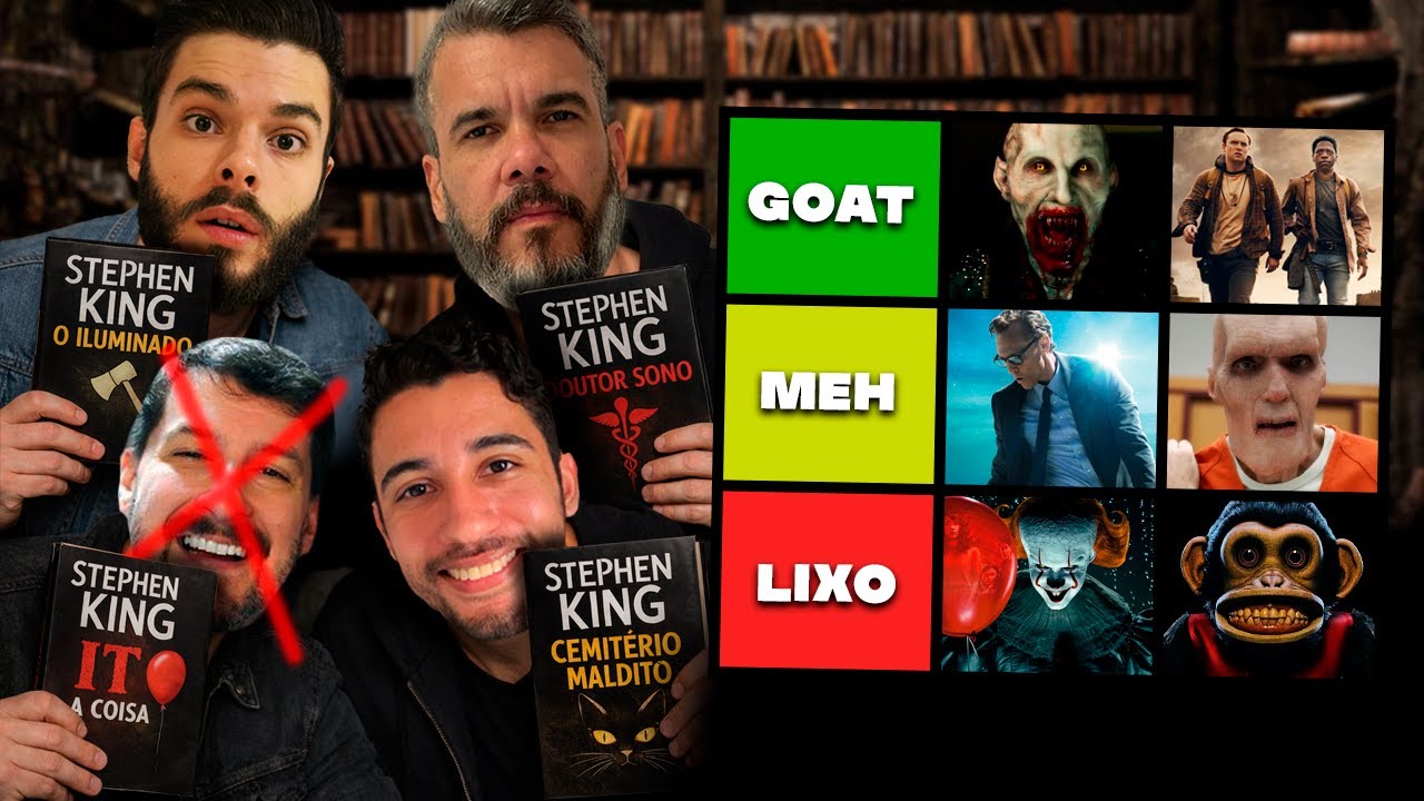 As MELHORES ADAPTA&Ccedil;&Otilde;ES (mais recentes) do STEPHEN KING... | Tier Rafa #75