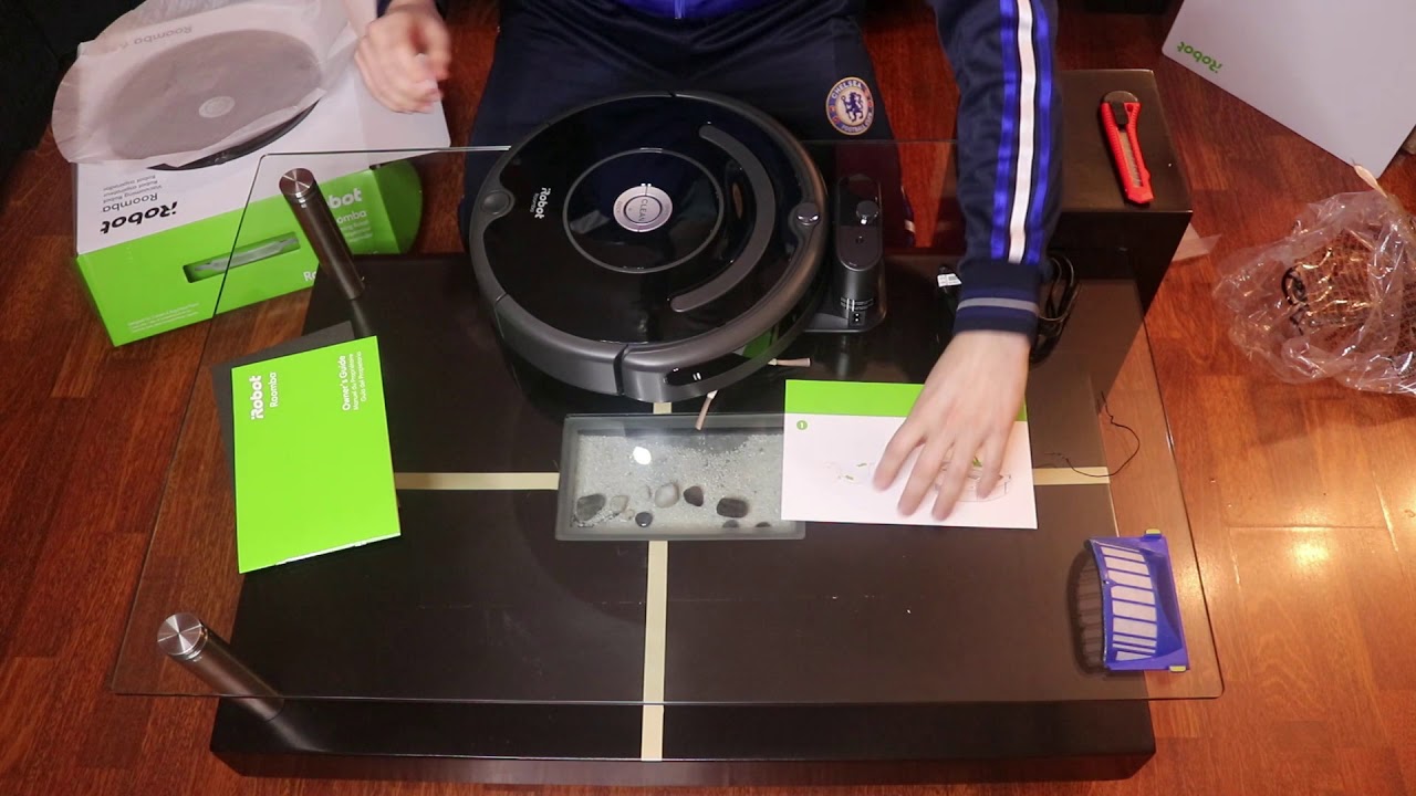 Unboxing iRobot Roomba 675