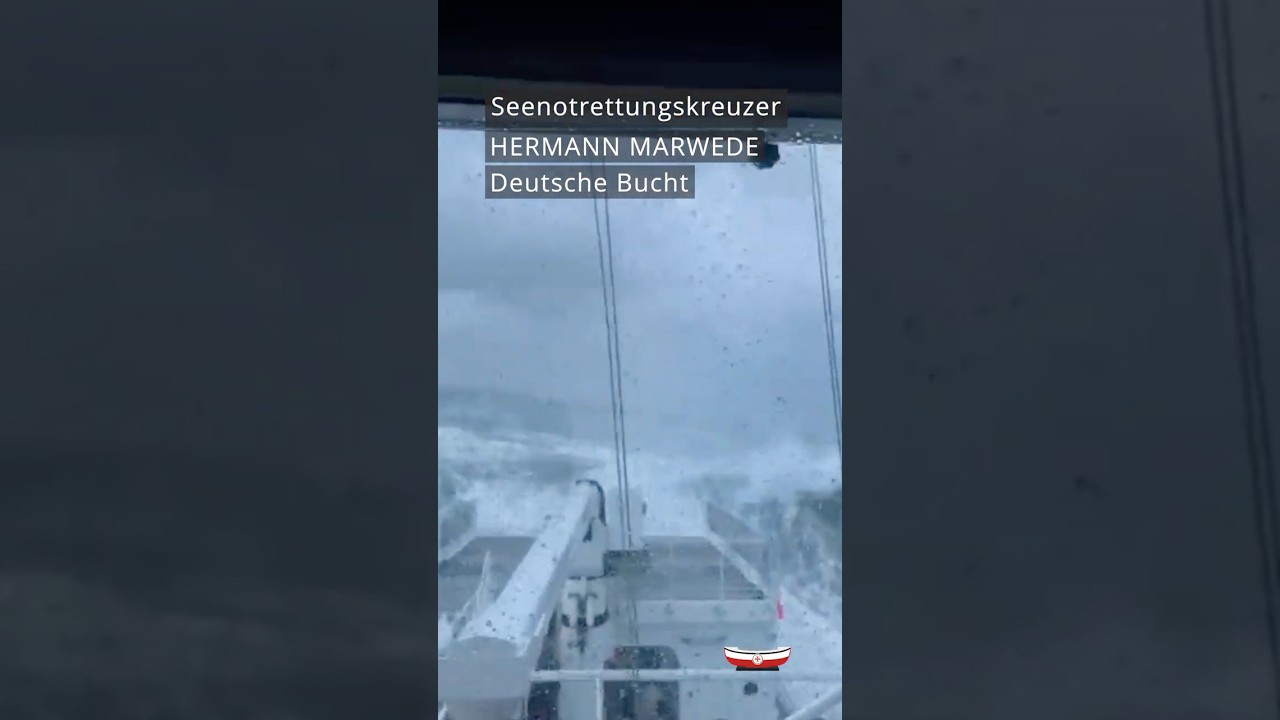 Sturm Joshua: #Seenotretter bei 10 Meter Wellen im Einsatz